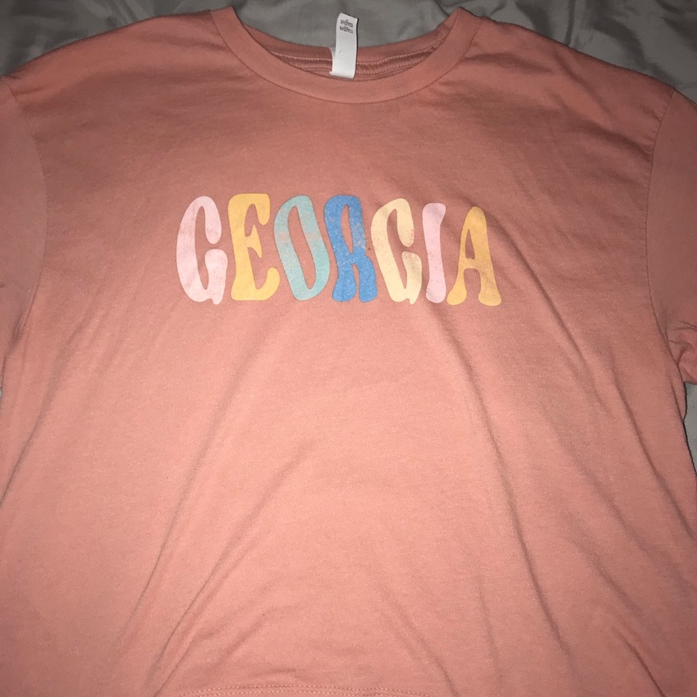 Womens shirt. GEORGIA. Size medium. Pink